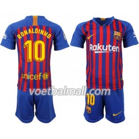 Goedkope FC Barcelona Ronaldinho 10 Kids Thuistenue 2018/19